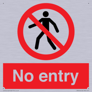 No entry